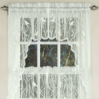 Foto 1 | Foto 1 | Ventana De Cocina Curtain Sweet Home Collection Songbird Ivory - Venta Internacional.