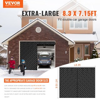 Foto 2 | Foto 2 | Pantalla De Puerta De Garaje Vevor Para Invierno De 2,5 X 2,1 M Con Aislamiento K - Venta Internacional.