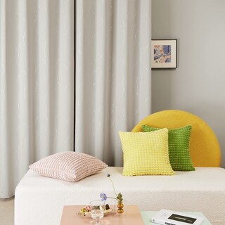 Foto 3 | Foto 3 | Cortinas Deconovo, Opacas, Con Ojales Plateados, Color Beige, 132 X 114 Cm - Venta Internacional.