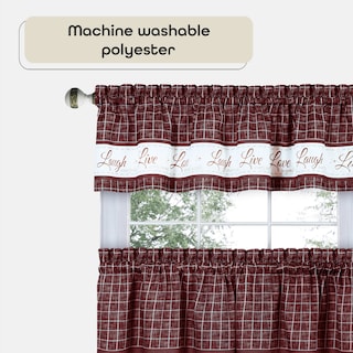 Foto 4 | Foto 4 | Set De Cortinas Para Ventana Achim Home Decor Live Love Laugh - Venta Internacional.