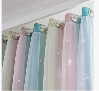 Foto 5 | Foto 5 | 2piezas Cortinas Blackout Para Niños 132*244cm