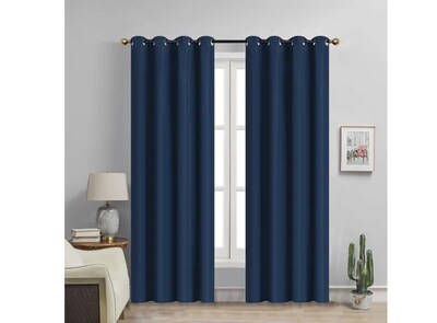 Foto 3 | Foto 3 | Cortina En 2 Paneles 280x220cm Premium Quality! Color Marino Premium
