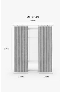 Foto 2 | Foto 2 | Cortinas Con Aros 3.00 X 2.30 M Jgo 2 Pzas Color Negro