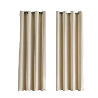 Foto 1 | Foto 1 | Set 2 Cortinas 140x220cm Eo Safe Imports Esi-20444 Beige
