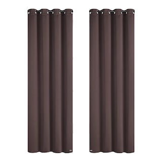 Foto 1 | Foto 1 | Set 2 Cortinas 140x220cm Eo Safe Imports Esi-20445 Marron