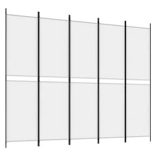 Foto 3 | Foto 3 | Separador De Ambientes Vidaxl 5 Paneles Tela Blanca 250 X 200 Cm - Venta Internacional.