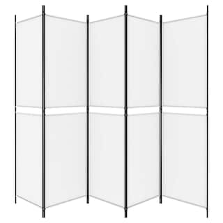 Foto 5 | Foto 5 | Separador De Ambientes Vidaxl 5 Paneles Tela Blanca 250 X 200 Cm - Venta Internacional.