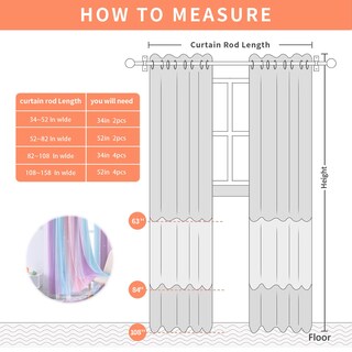Foto 6 | Foto 6 | Cortinas Xidi Blackout Con Diseño De Arcoíris  160 X 160 Cm  2 Paneles - Venta Internacional.