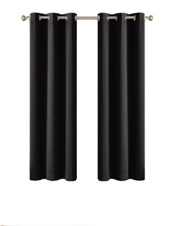 Foto 2 | Foto 2 | Cortinas Blackout Color Negro + Termo De Agua Güish