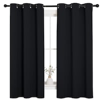 Cortinas Opacas Nicetown Para Halloween, 42 X 160 Cm, Color Negro - Venta Internacional.