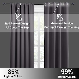 Foto 5 | Foto 5 | Juego de 2 Cortinas Cortas Ryb Home Gris 42 X 36 cm - Venta Internacional