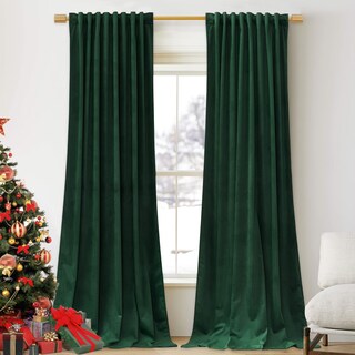 Foto 1 | Foto 1 | Cortinas Stangh De Terciopelo Extra Largas Para Telón De Fondo Navideño - Venta Internacional.