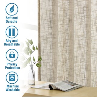 Foto 7 | Foto 7 | Cortinas H.versailtex de Lino Mezclado 132 X 213 cm - Venta Internacional