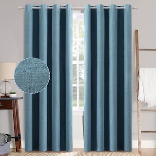 Foto 1 | Foto 1 | Cortinas Miulee con Textura de Lino Opacas 100% Aislantes Térmicas - Venta Internacional