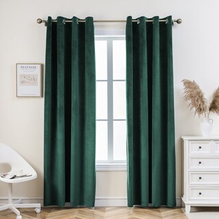 Foto 1 | Foto 1 | Cortinas Pleasant Boulevard Velvet Heavy Blackout 52 X 240 Cm 2 - Venta Internacional.