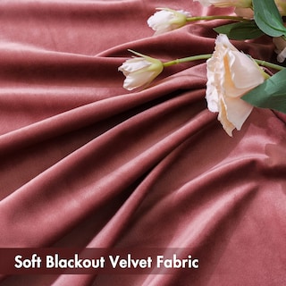 Foto 3 | Foto 3 | Cortinas Miulee de Terciopelo Rosa 274 cm - Venta Internacional