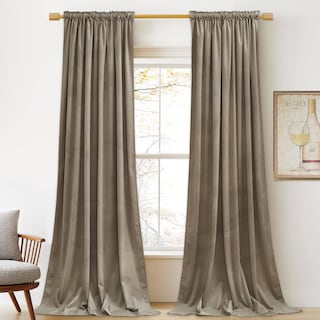 Foto 2 | Foto 2 | Cortinas StangH Luxury de Terciopelo Beige Camello 244 x 244 cm - Venta Internacional