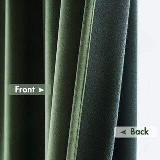 Foto 6 | Foto 6 | Cortinas Miulee de Terciopelo Verde Oliva Ccon Aislamiento Térmico - Venta Internacional