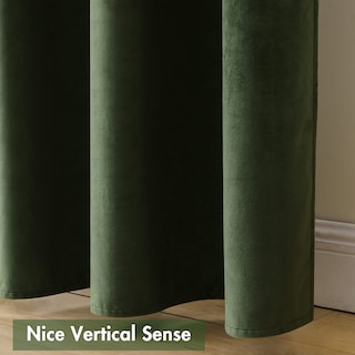 Foto 7 | Foto 7 | Cortinas Miulee de Terciopelo Verde Oliva Ccon Aislamiento Térmico - Venta Internacional
