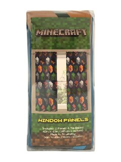 Foto 7 | Foto 7 | Set De Cortinas Jay Franco Minecraft Isométrico Azul 160x160 Cm - Venta Internacional.