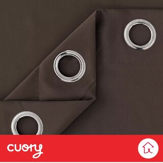 Foto 4 | Foto 4 | Cortina Blackout Premium 132 X 213 Café 2 Paneles