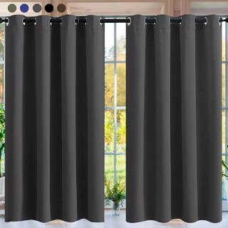 Foto 1 | Foto 1 | Cortina Blackout Premium 132 X 213 Gris 2 Paneles
