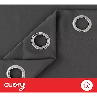 Foto 4 | Foto 4 | Cortina Blackout Premium 132 X 213 Gris 2 Paneles