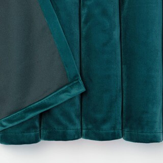 Foto 3 | Foto 3 | Cortinas Chanasya Premium Blackout Velvet 132 X 213 Cm, Color Verde Azulado, X2 - Venta Internacional.