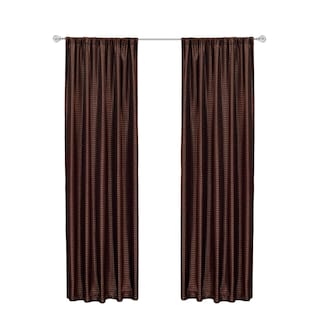 Foto 1 | Foto 1 | Cortinas Jacquard Dos Paneles De 1.50 Cm X 2.10 Cm Chocolate
