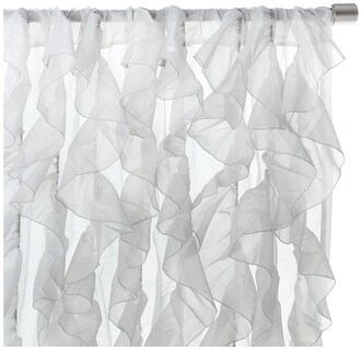 Foto 2 | Foto 2 | Cortinas Sweet Home Collection En Gasa Transparente Con Forma De Cascada 96 X 50 Cm - Venta Internacional.