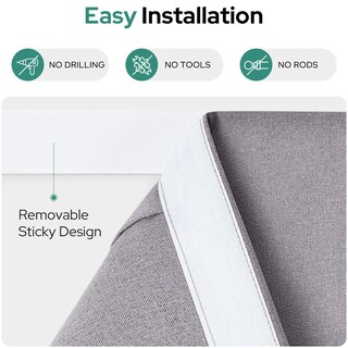 Foto 4 | Foto 4 | Cortinas Francesas Homeideas De Lino Opacas De 86 X 173 Cm Color Gris - Venta Internacional.