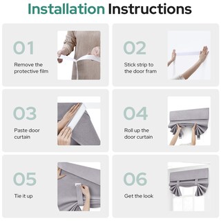 Foto 7 | Foto 7 | Cortinas Francesas Homeideas De Lino Opacas De 86 X 173 Cm Color Gris - Venta Internacional.