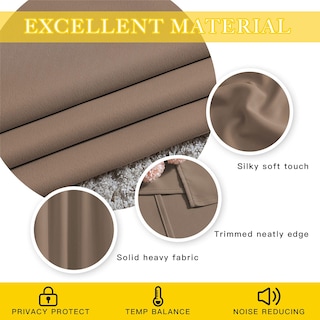 Foto 5 | Foto 5 | Persianas Opacas Nicetown Para Puerta De Patio  200 X 213 Cm  Color Capuchino - Venta Internacional.