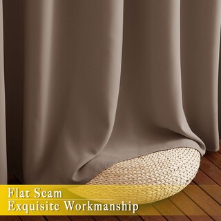 Foto 7 | Foto 7 | Persianas Opacas Nicetown Para Puerta De Patio  200 X 213 Cm  Color Capuchino - Venta Internacional.