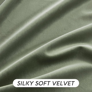 Foto 5 | Foto 5 | Juego De 2 Paneles De Cortinas Ryb Home De Terciopelo Verde Salvia 230 X 228 Cm - Venta Internacional.