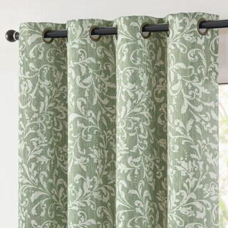 Foto 1 | Foto 1 | Cortinas Opacas Jinchan Diseño Floral Con Forma De Rollo Verde 229 Cm Para Dormitorio - Venta Internacional.