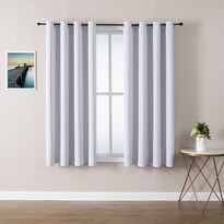 Cortinas Chrisdowa Con Ojales Para Oscurecer Habitaciones  132 X 114 Cm  2 Paneles - Venta Internacional.