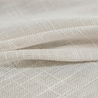Foto 5 | Foto 5 | Cortina Fmfunctex De Lino Natural 100 X 213 Cm Con Ojales De Color Beige Transparente - Venta Internacional.