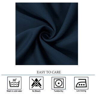 Foto 6 | Foto 6 | Cortinas Opacas Diraysid Térmicas Azul Marino 42 X 72 Pulgadas 2 Paneles - Venta Internacional.