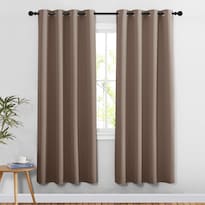 Cortinas Opacas Nicetown Cappuccino De 198 X 200 Cm  2 Paneles - Venta Internacional.