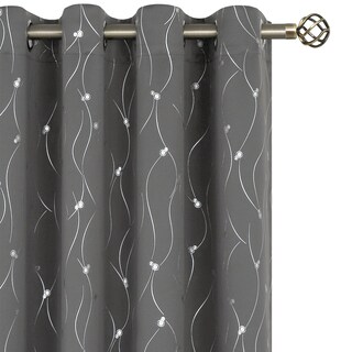 Foto 1 | Foto 1 | Cortinas Opacas Bgment Color Gris Oscuro 213 X 213 Cm Dormitorio 2 Paneles - Venta Internacional.