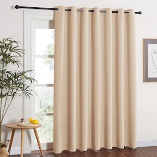 Foto 1 | Foto 1 | Cortina Nicetown Extra Ancha Para Puerta De Patio Color Beige 250 X 213 Cm - Venta Internacional.