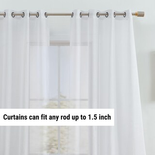 Foto 3 | Foto 3 | Cortina De Ventana Hlc.me Semitransparente Con Filtro De Luz  54 X 144 Cm - Venta Internacional.