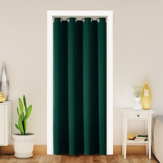 Foto 1 | Foto 1 | Cortina De Puerta Chrisdowa Blackout Color Verde Bosque 86 X 203 Cm 1 Panel - Venta Internacional.