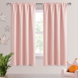 Cortinas Blackout Dwcn Con Aislamiento Térmico Color Rosa Rubor 107 X 160 Cm - Venta Internacional.