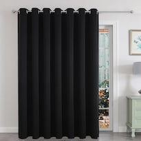 Cortinas Blackout Joydeco Para Puertas Corredizas Para Patio  228 X 229 Cm  Color Negro - Venta Internacional.