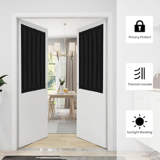 Foto 4 | Foto 4 | Cortinas Opacas Para Puertas Fáciles De Usar Color Negro 25 X 40 Cm - Venta Internacional.
