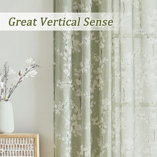 Foto 6 | Foto 6 | Cortinas Fmfunctex De Lino Transparente 160 X 160 Cm Color Verde Salvia - Venta Internacional.