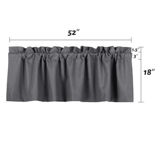 Foto 6 | Foto 6 | Cortinas Con Cenefa Valea Home Blackout Impermeables Color Gris 52 X 46 Cm - Venta Internacional.