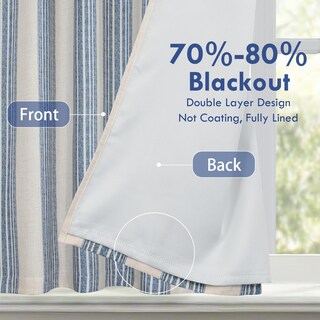 Foto 2 | Foto 2 | Cortinas Driftaway Chris De Lino Opacas 45 X 63 Cm Vaqueros Azul Marino - Venta Internacional.